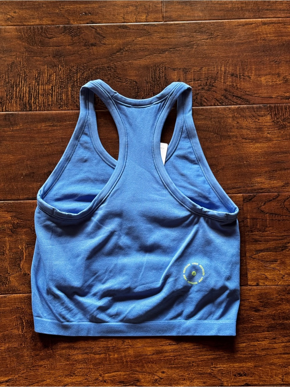 Women’s Blue Racerback Tank Top - Picture 5 of 6